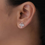 Load image into Gallery viewer, Area Cross Diamond Studs
