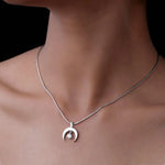 Load image into Gallery viewer, The Luna Drop Pendant-With chain

