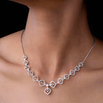 Load image into Gallery viewer, The Zephyra Diamond Frame Necklace

