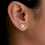 Load image into Gallery viewer, Fleur Frost Studs
