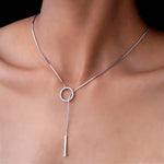 Load image into Gallery viewer, Lustre Loop Lariat-With chain
