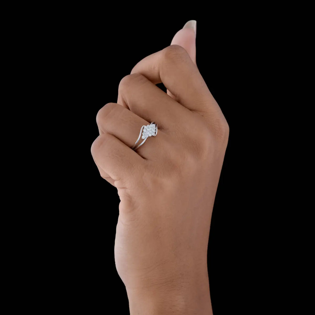Celeste Cluster Diamond Ring