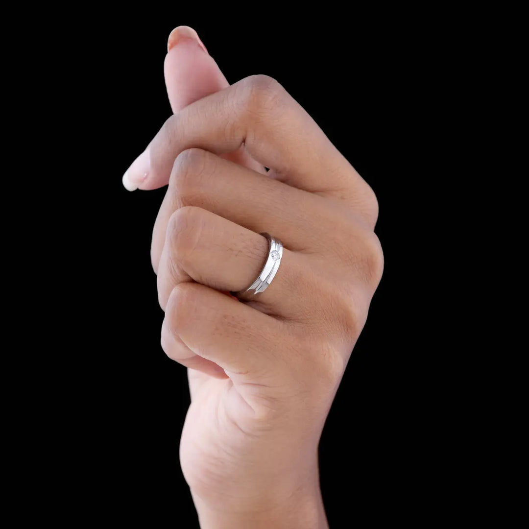 Eros Solitaire Band Ring
