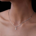 Load image into Gallery viewer, The Fleur Arc Pendant-With chain
