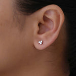 Load image into Gallery viewer, Trinity Gleam Diamond Studs
