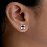 Load image into Gallery viewer, Cluster Spark Diamond Stud Earrings

