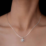 Load image into Gallery viewer, Snowfall Spark Pendant-With chain
