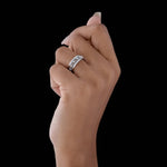 Load image into Gallery viewer, Celestial Lace Diamond Band
