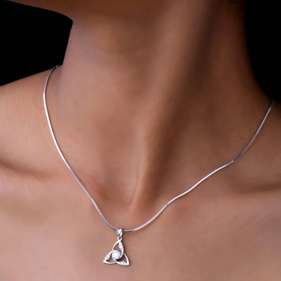 Trinity Spark Pendant-With chain