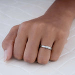 Load image into Gallery viewer, The Triline Solitaire Ring

