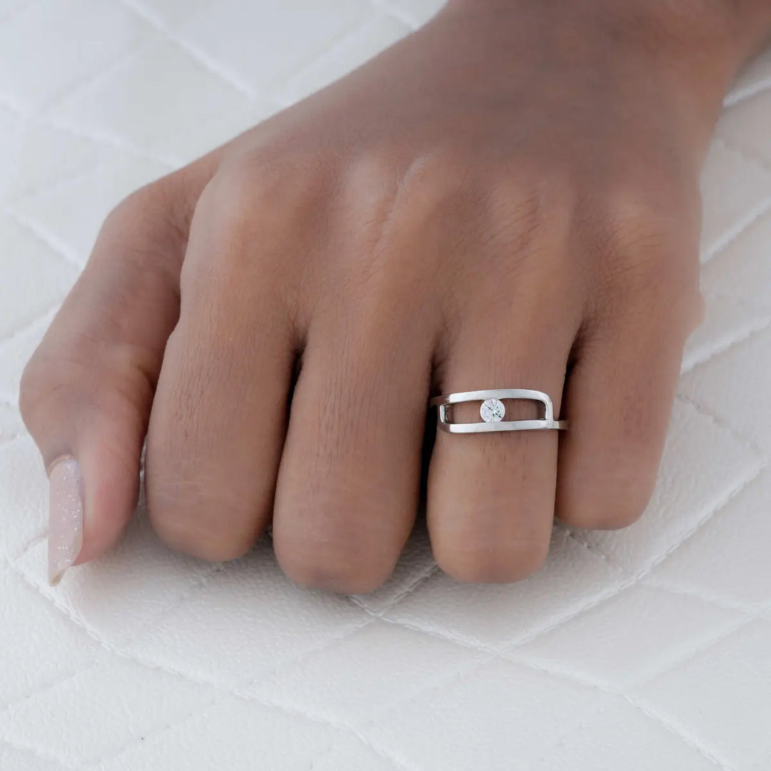 The Orbit Solitaire Ring