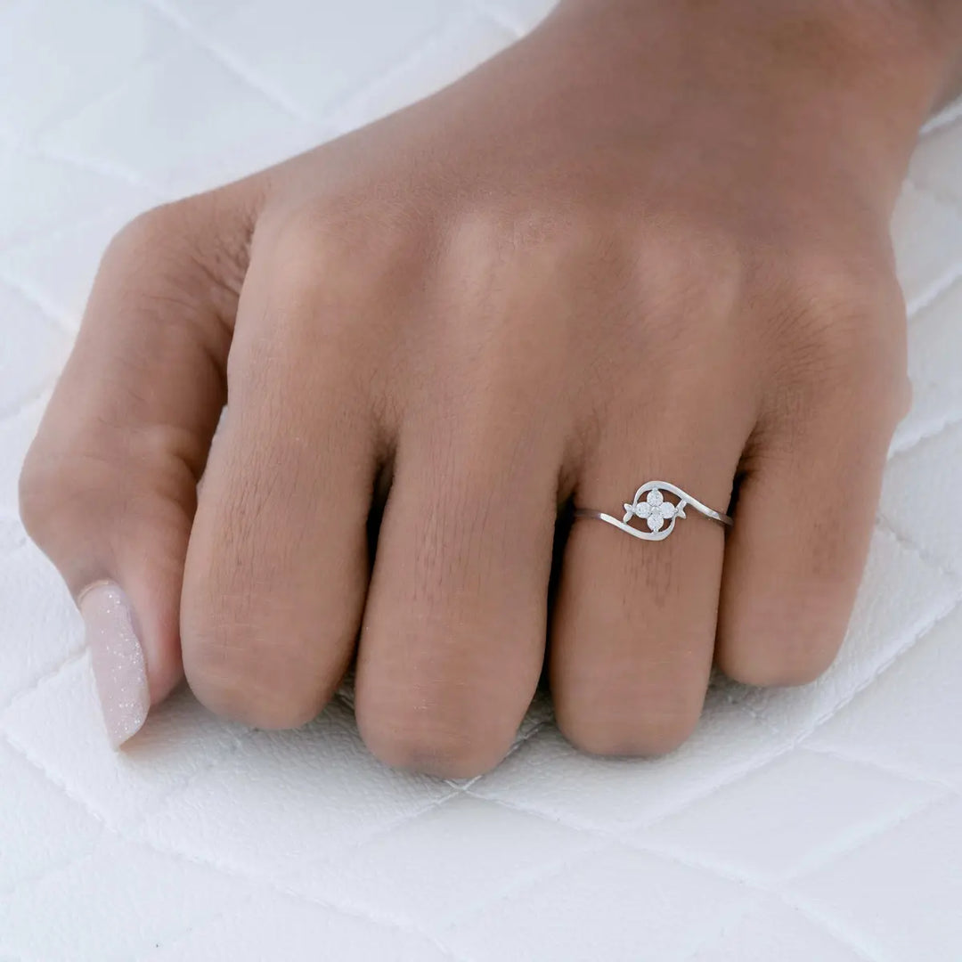 Petal Bloom Diamond Ring