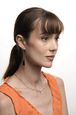 Load image into Gallery viewer, Tears of the Moon, Set in Silver Chains
