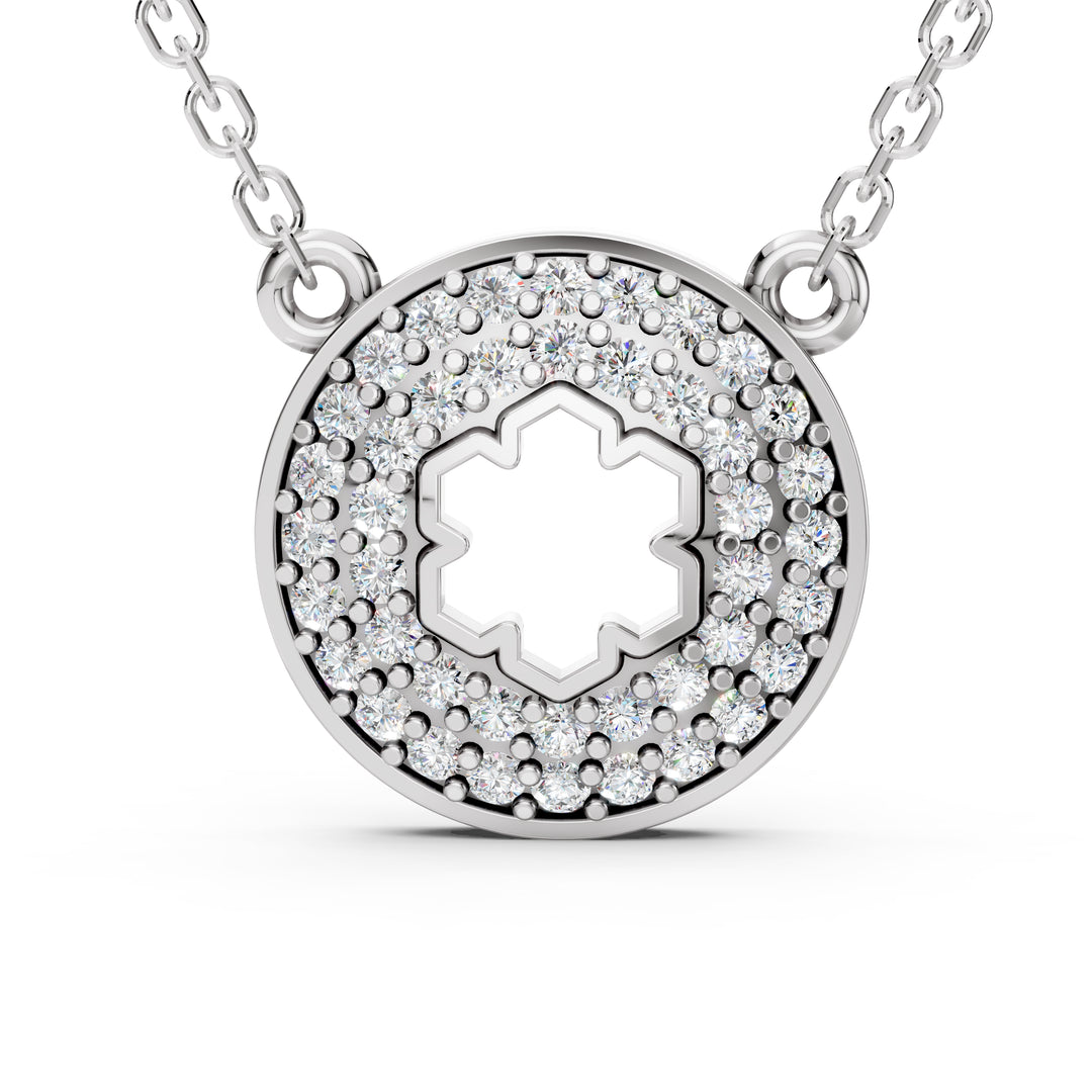 The Aria Medallion Pendant-With chain