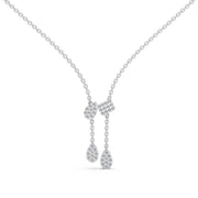 Raindrop Drape Necklace-With chain