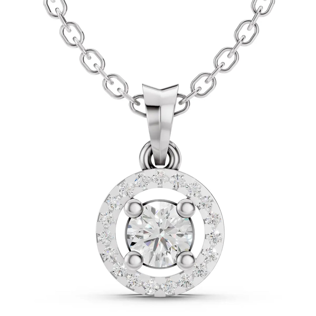 Lunaria Spark Pendant-With chain