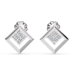 Load image into Gallery viewer, Aurora Square Diamond Studs
