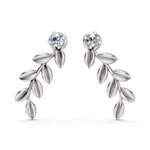 Load image into Gallery viewer, Elowen Leaf Diamond Climbers
