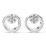 Load image into Gallery viewer, Radiant Halo Diamond Studs
