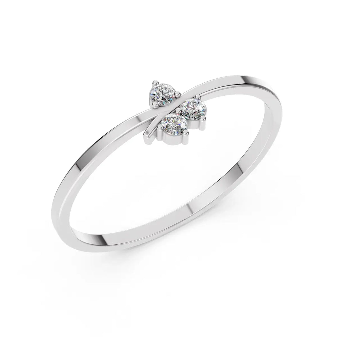 Trio Whisper Diamond Ring