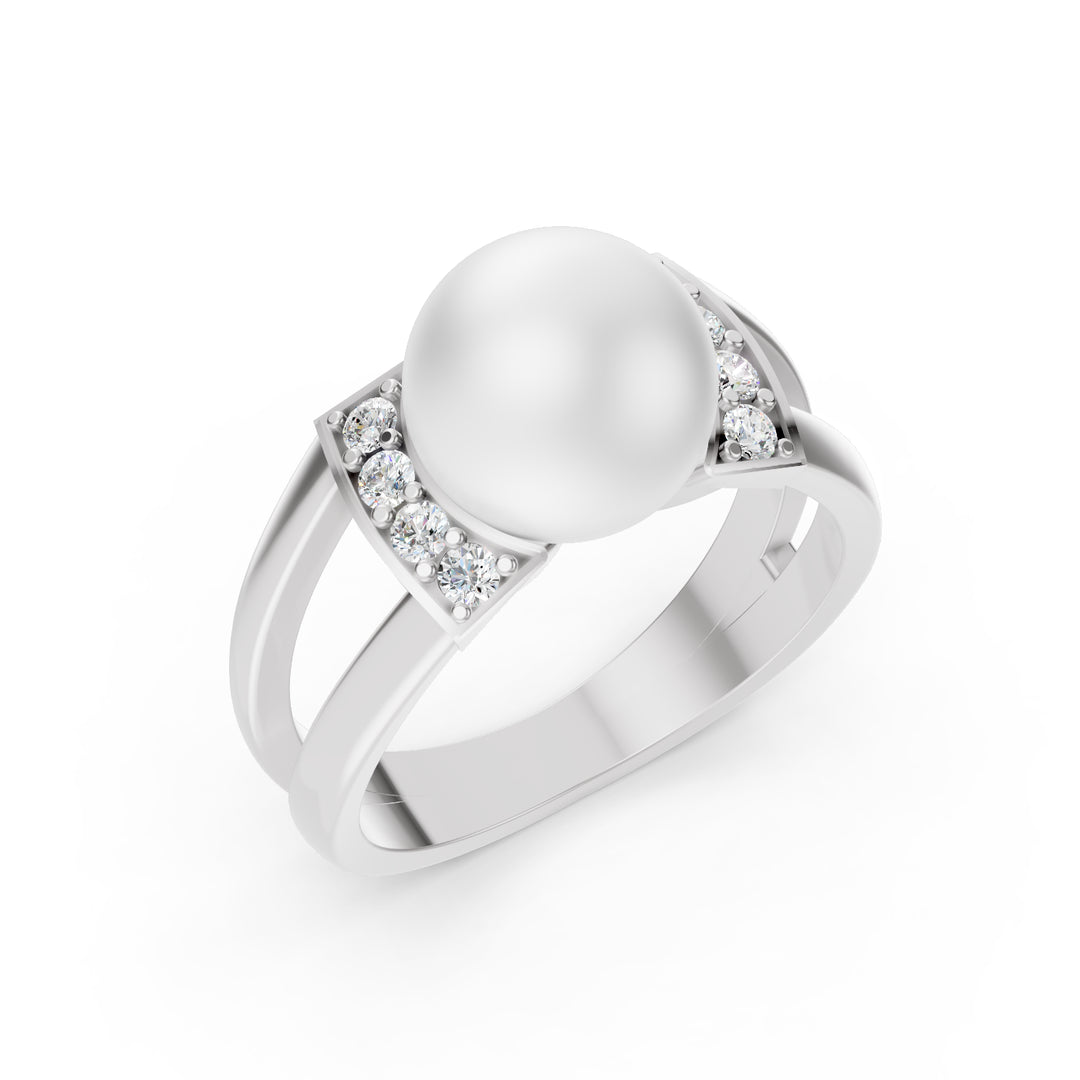 Frosted Moonlight Ring