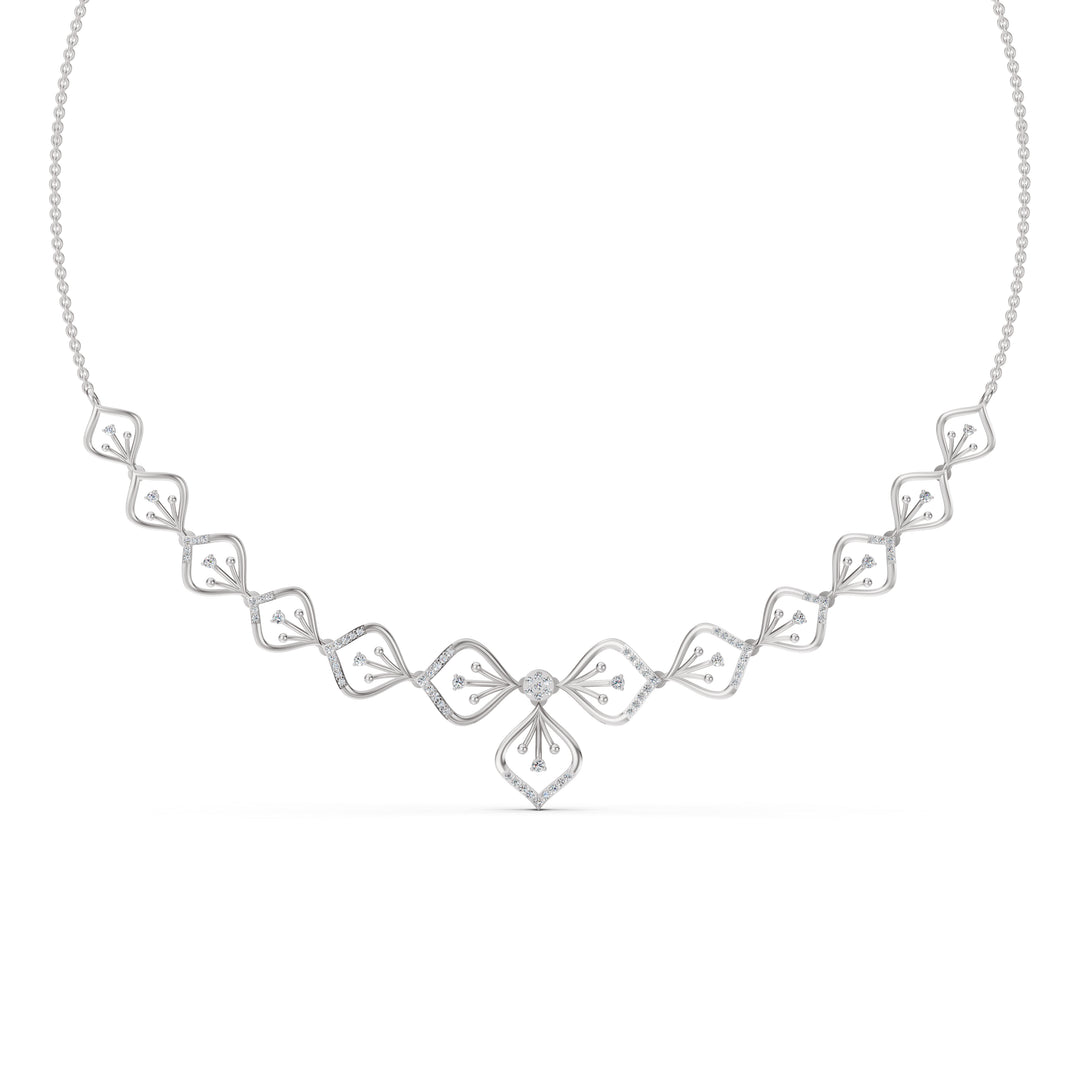 The Zephyra Diamond Frame Necklace