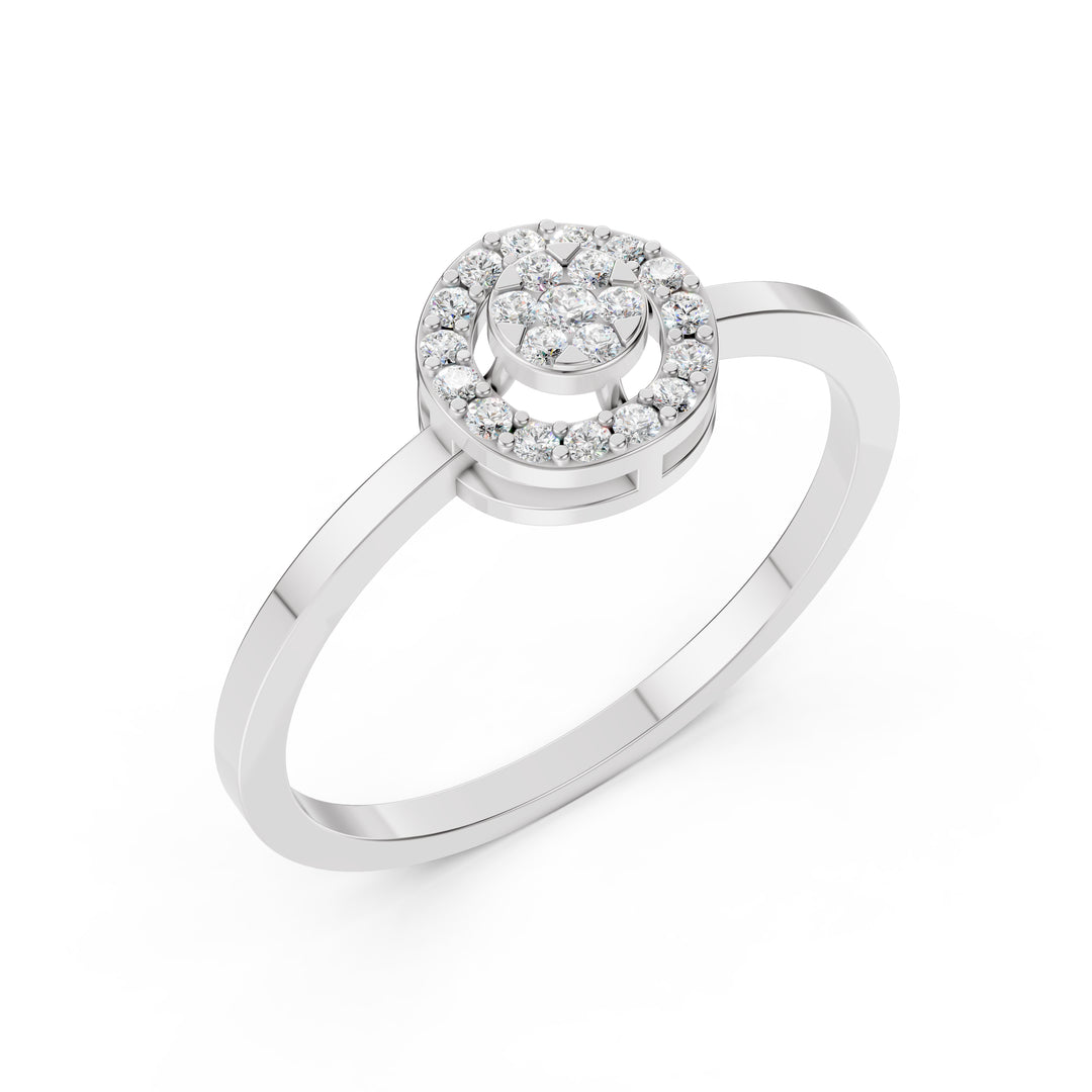 Halo Diamond Ring