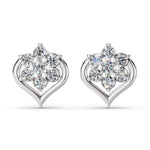 Load image into Gallery viewer, Blossam Heart Diamond Earrings
