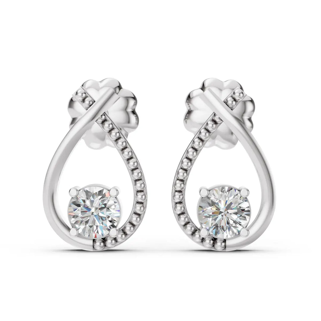 Tear of Grace Diamond Studs