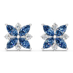 Load image into Gallery viewer, Royal Bloom Sapphire Studs
