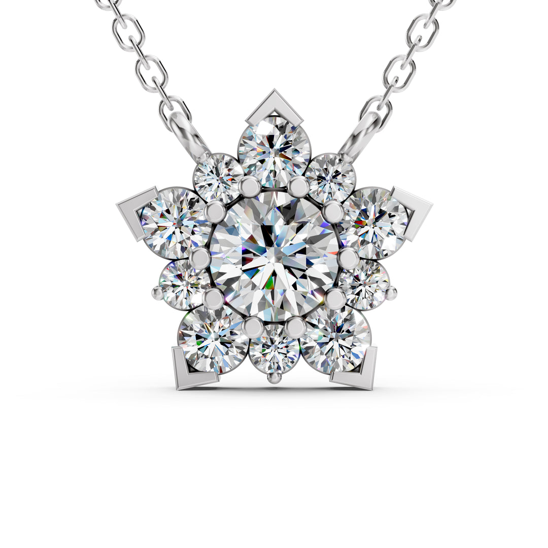 Celestia Bloom Pendant-With chain