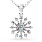 Load image into Gallery viewer, Snowfall Spark Pendant-With chain
