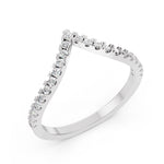 Load image into Gallery viewer, Viera Diamond V-Band RIng
