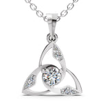 Load image into Gallery viewer, Trinity Spark Pendant-With chain
