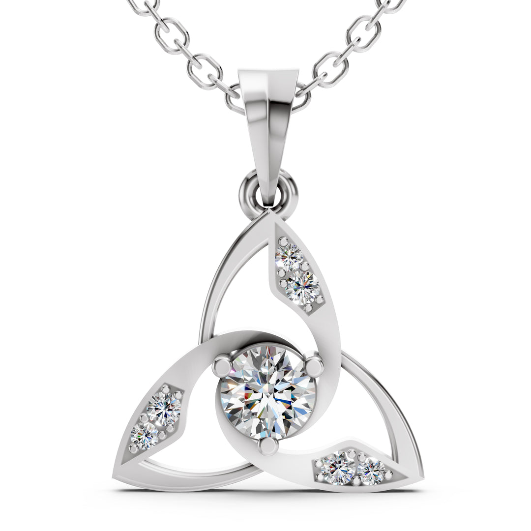 Trinity Spark Pendant-With chain