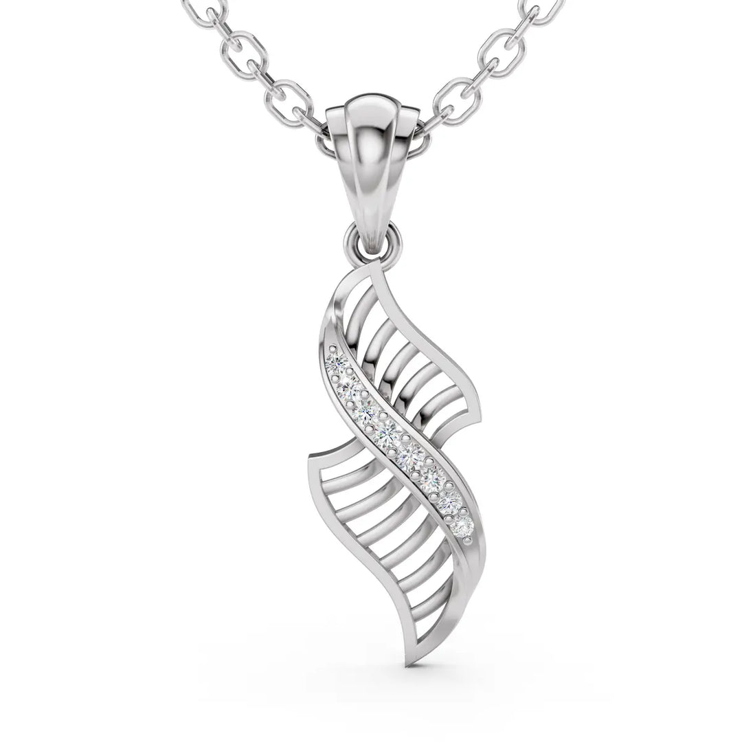 Aurora Wave Pendant-With chain