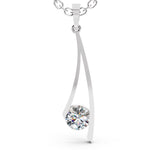 Load image into Gallery viewer, The Aurora Glide Pendant-With chain
