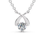 Load image into Gallery viewer, The Elara Solitaire Pendant-With chain

