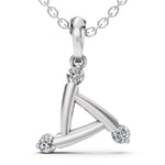 Load image into Gallery viewer, Astra Geometric Diamond Pendant -With chain

