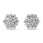 Load image into Gallery viewer, Blossam Radiant Diamond Studs

