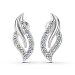 Load image into Gallery viewer, Flame Diamnond Studs
