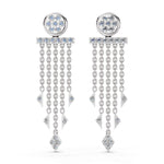 Load image into Gallery viewer, Zariya Diamond Cascade Earrings
