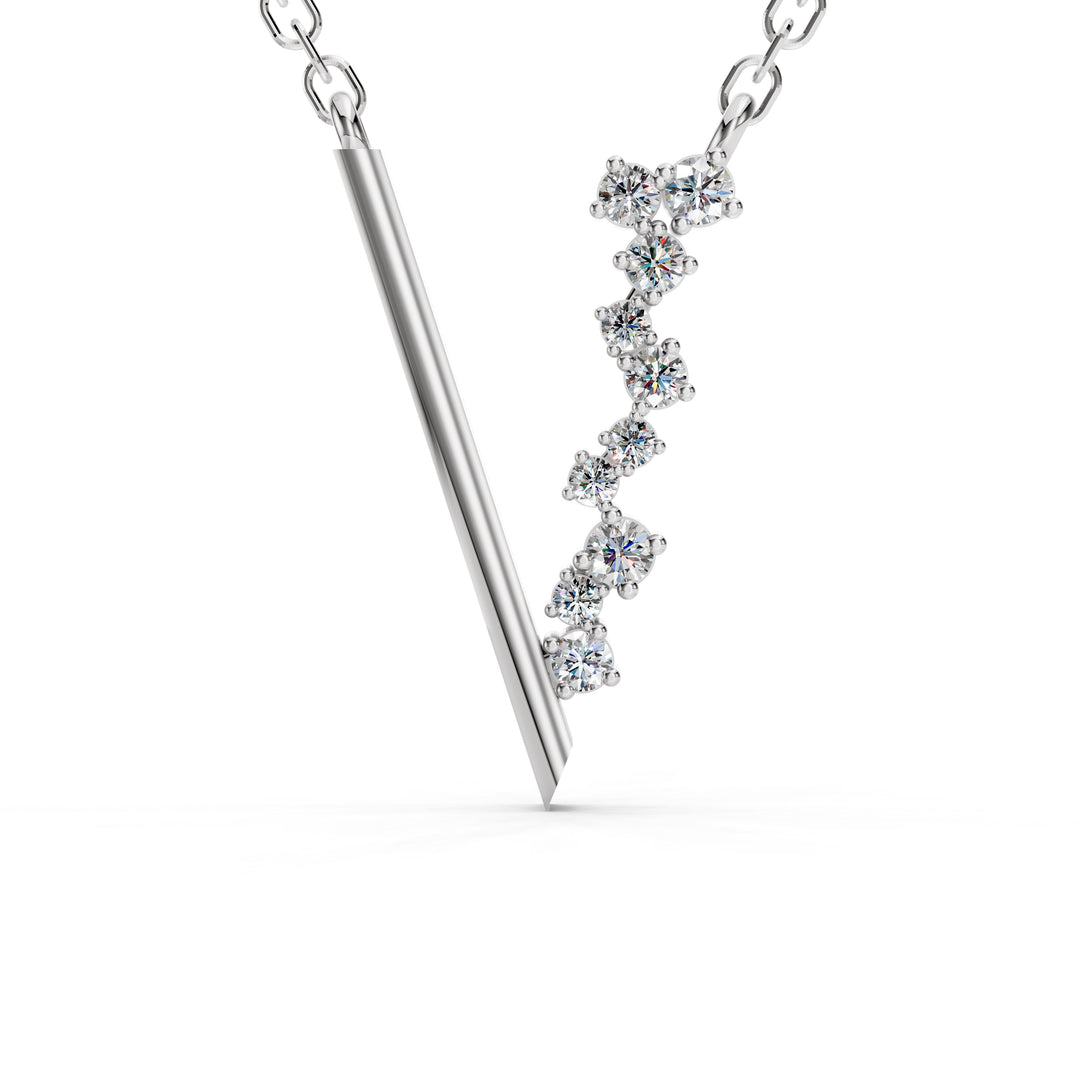 The Prism Line Pendant-With chain