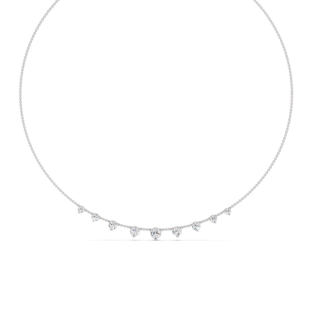 The Lyra Petite Drop Necklace