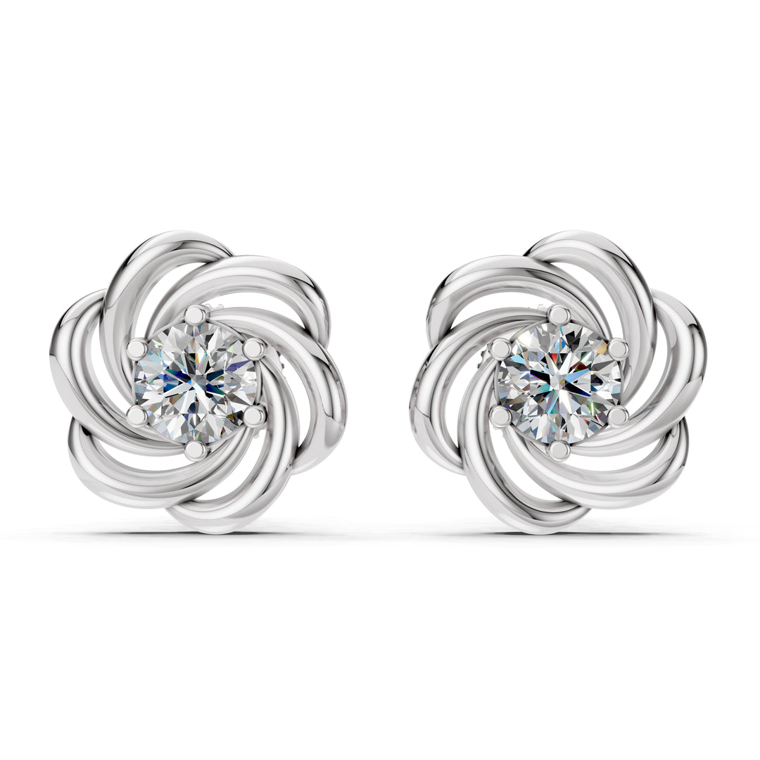 Celestia Bloom Diamond Studs