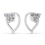 Load image into Gallery viewer, Blush Dew Diamond Earrings
