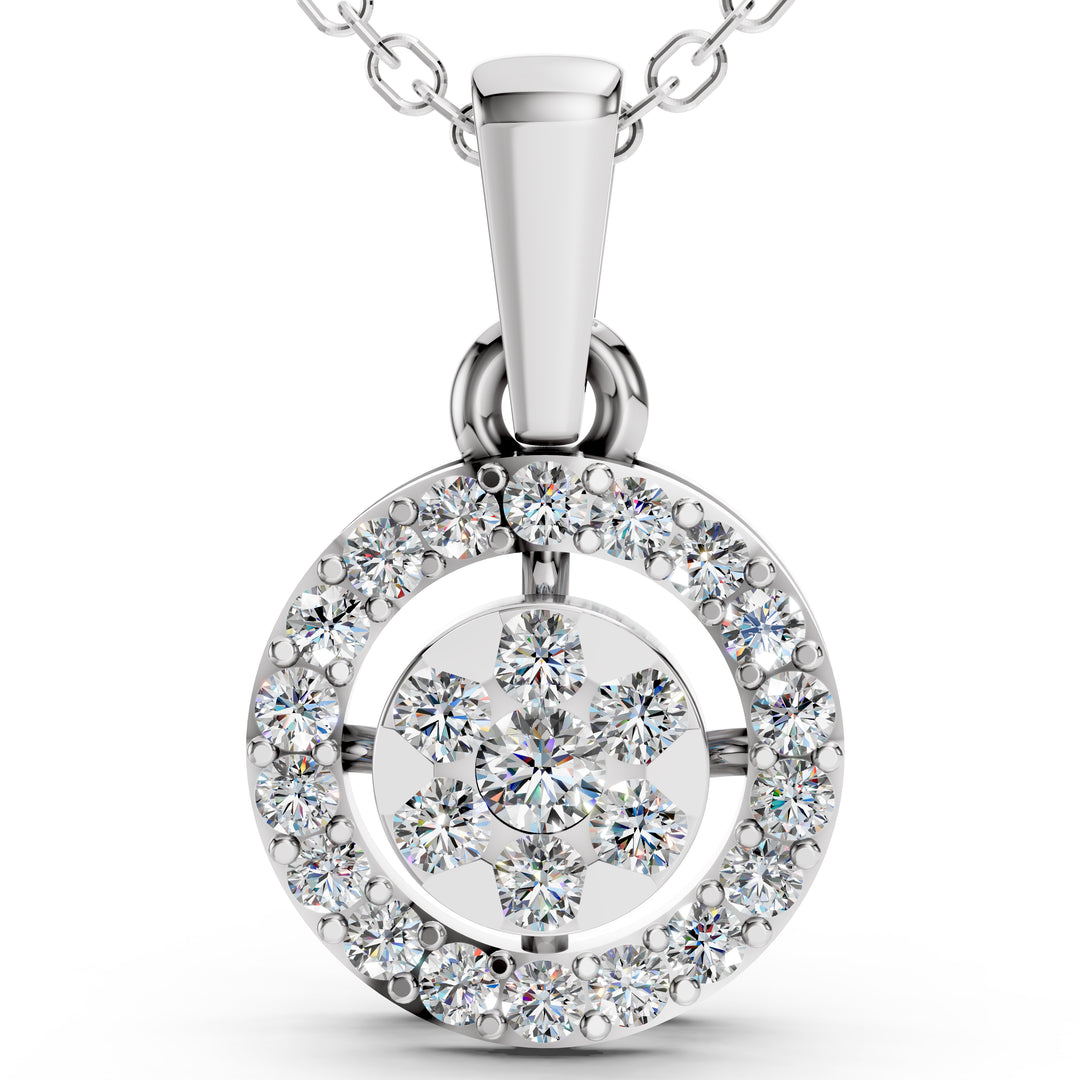 The Clestia Bloom Pendant-With chain
