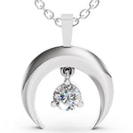 Load image into Gallery viewer, The Luna Drop Pendant-With chain
