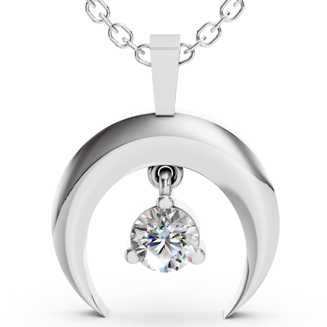 The Luna Drop Pendant-With chain