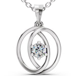 Load image into Gallery viewer, Celestia Orbit Pendant-With chain
